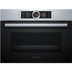 Horno Bosch CSG636BS3 Serie 8 47L compacto con vapor Multifuncion Acero inox