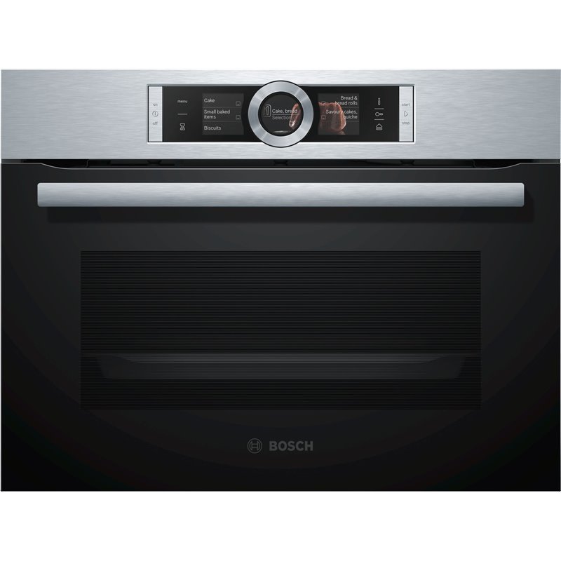 Horno Bosch CSG636BS3 Serie 8 47L compacto con vapor Multifuncion Acero inox