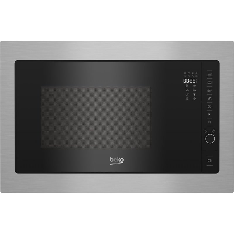 Microondas con Grill, BEKO BMGB25332BG 900W, Integrable, Inox.