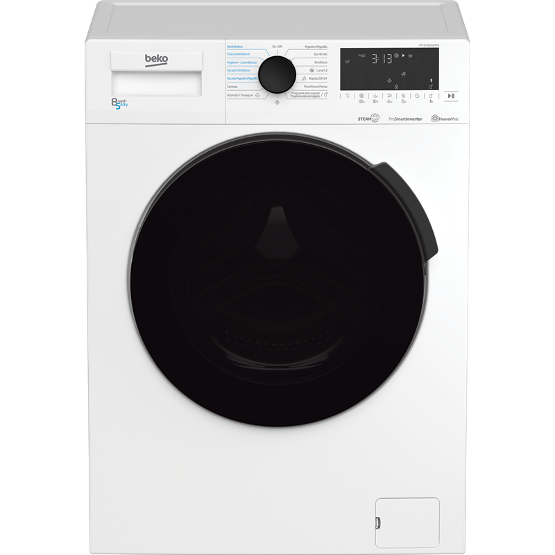 Lavasecadora Beko HTV 8716 DSW BTR  8/5kg, 1400rpm