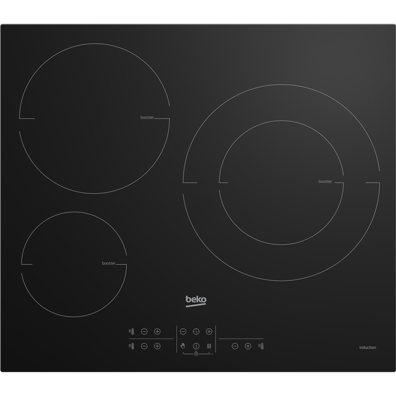 Induccion Beko HIIS63206M  3 zonas, 28cm, 7200kw