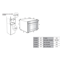 Horno COMPACTO Corbero CCHCV451021DTG 