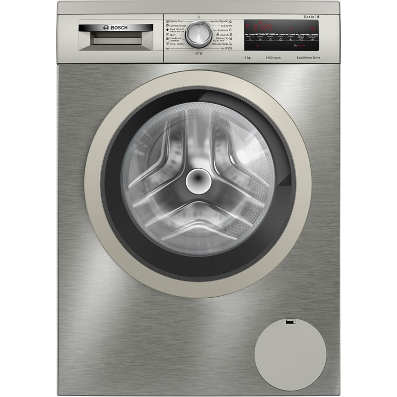 LAVADORA BOSCH WUU28T0XES 9KG 1400RPM A INOX