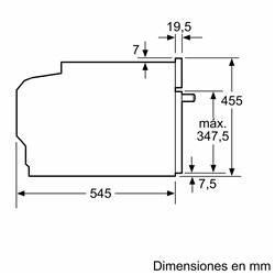 Microondas integrable Bosch CFA634GS1 Inox 36 L 900 W