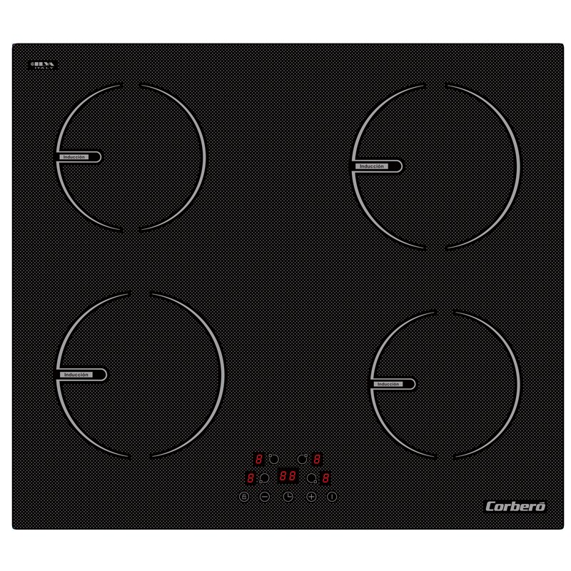 Inducción Corbero CCIG9422 4 Zonas, Touch Control