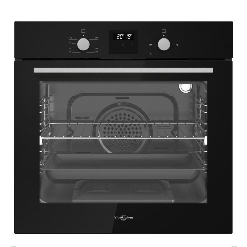 Horno Vitrokitchen HG602NB, Gas, 60cm, But, Negro