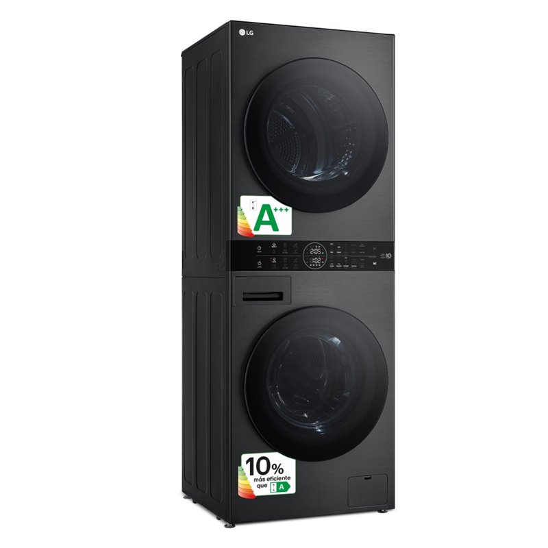 Lavasecadora Torre LG WT1210BBF 12/10Kg, 1400rpm